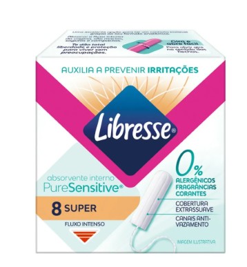 ABS LIBRESSE INTERNO EXTRA SUAVE SENSITIVE SUPER 08UN (24)