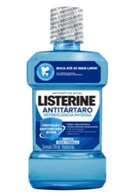 ANTISSEPTICO BUCAL LISTERINE 250ML ANTITARTARO (12)