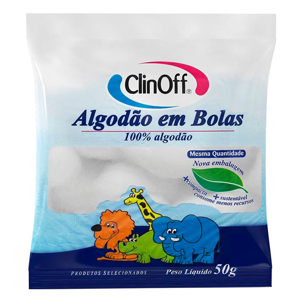 ALGODAO CLIN OFF 050G BOLA (48)