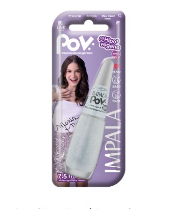 ESM IMPALA 7,5ML BL POV GLITTER TOP COAT GIRLS NIGHT (72)
