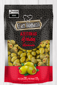AZEITONA VERDE GRAN ROMANO 120G SC RECHEADA (18)