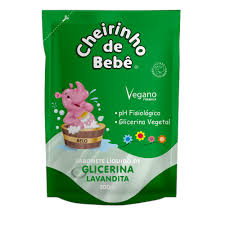 SABONETE LIQUIDO CHEIRINHO DE BEBE 200ML REFIL GLICERINA LAVANDITA  (12)
