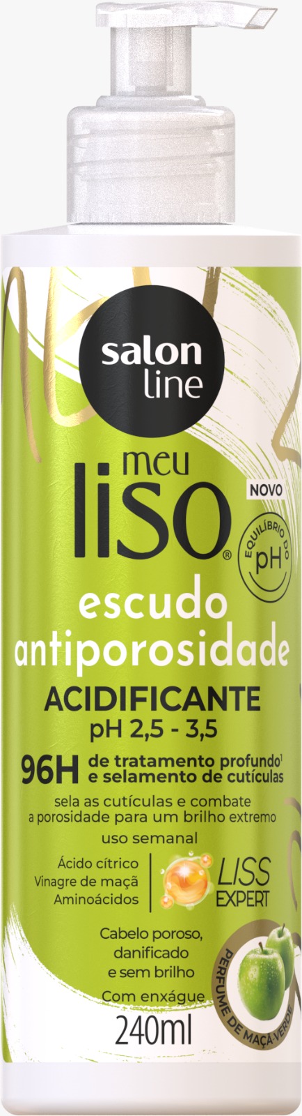 ACIDIFICANTE SALON LINE 240ML MEU LISO ESCUDO (6)