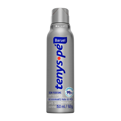 TENYS PE BARUEL AEROSSOL JATO SECO 150ML SEM PERFUME (12)