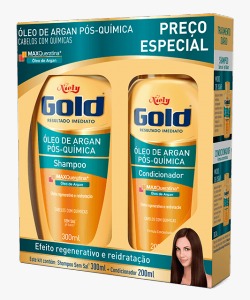 KIT NIELY GOLD SH 300ML+COND 200ML OLEO ARGAN (12)