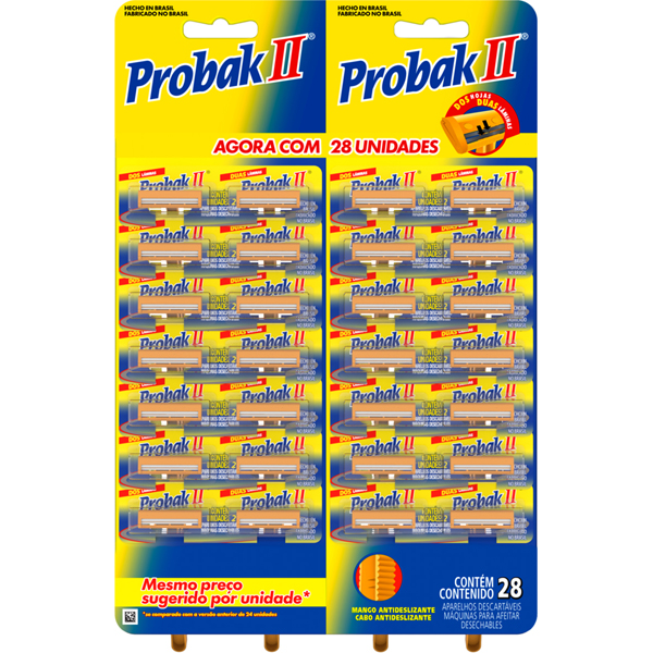 AP BARB PROBAK II AMARELO CT 14X2UN (336)