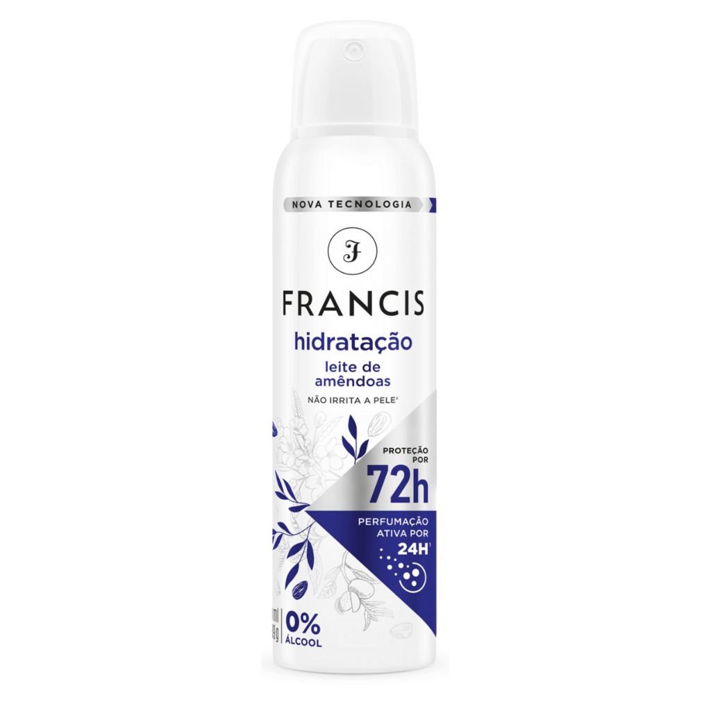 DES AERO FRANCIS 150ML FEM LEITE AMENDOAS (12)