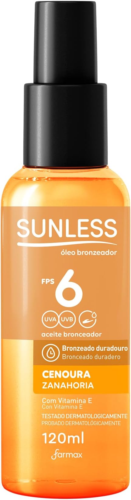 SUNLESS OLEO BRONZ FPS6 120ML CENOURA (12)
