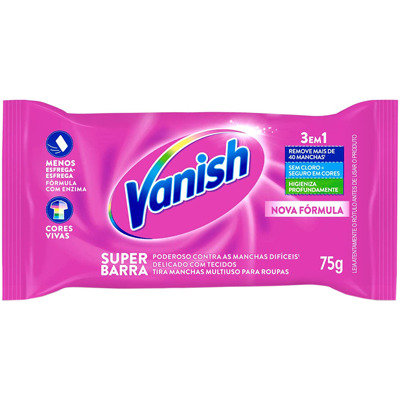 TIRA MANCHA VANISHAMPOO BARRA 75G MULTIUSO UN (48)
