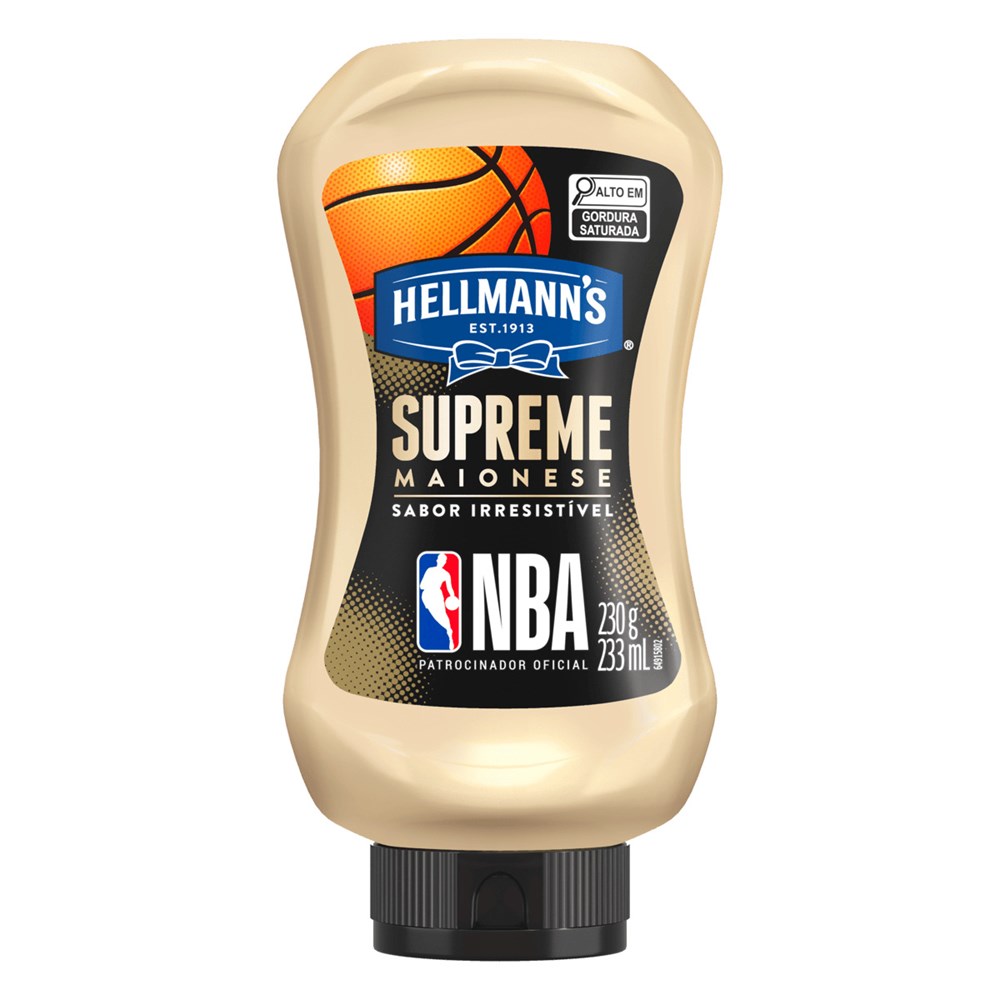 MAIONESE HELLMANNS 230G SUPREME SMALL SQZ (12)