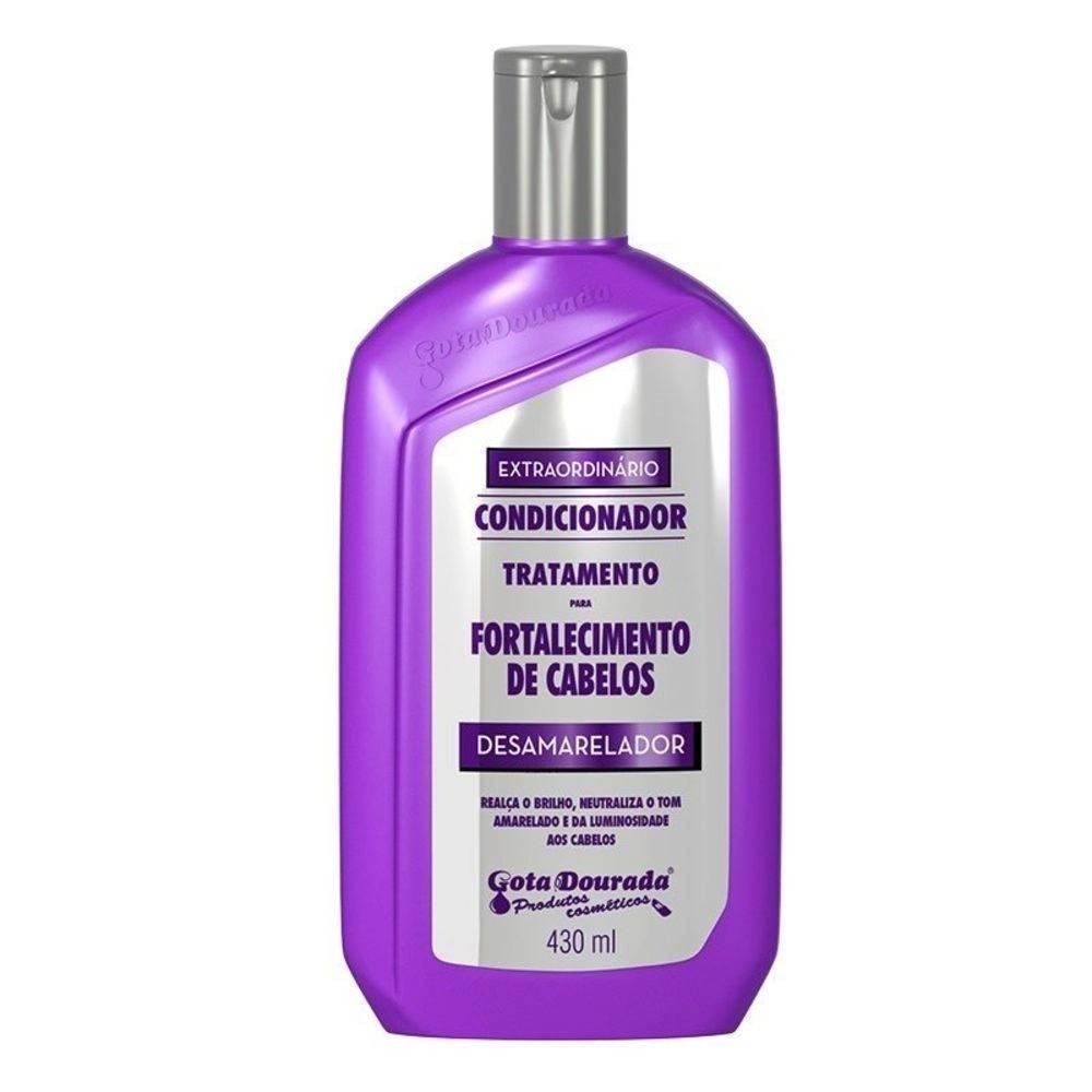 CONDICIONADOR GOTA DOURADA 430ML DESAMARELADOR (12)