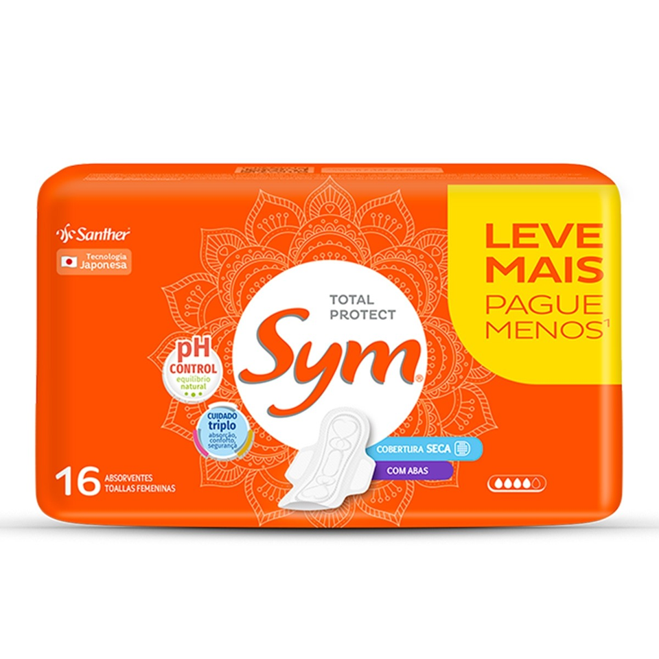 ABS SYM SECA 16UN C/ABAS LARANJA L+P- (30)