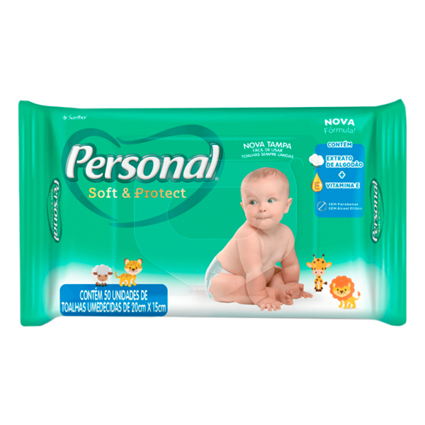 TOALHA UMEDECIDA DENTAL PERSONAL BABY 50UN (12)