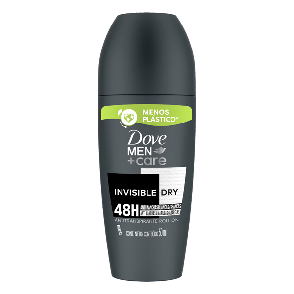 DESODORANTE DOVE ROLL ON 50ML MEN CARE INVISIBLE DRY (12)