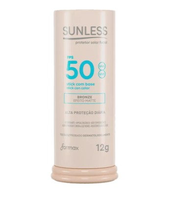 SUNLESS FACIAL STICK 12G BASE BRONZE (12)