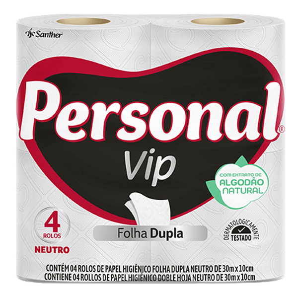 PAPEL HIG PERSONAL VIP FD 30M 4UN NEUTRO (16)