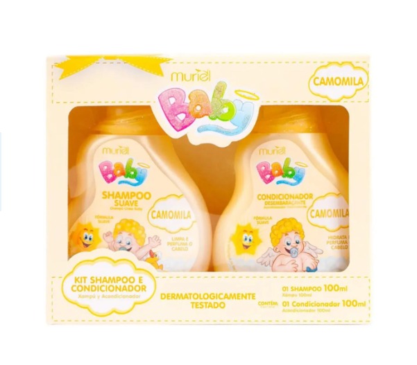 KIT SH+COND MURIEL BABY 100ML CAMOMILA (12)