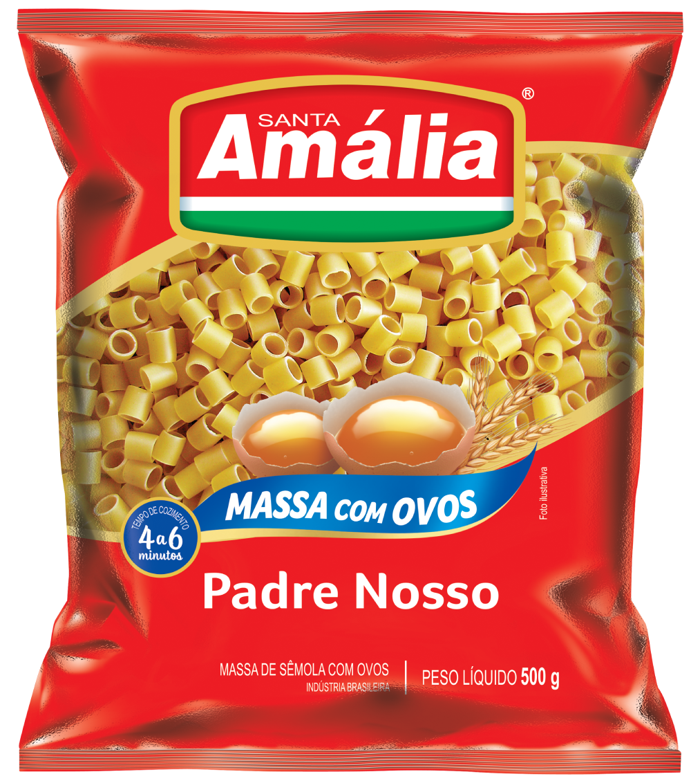 MACARRÃO PADRE NOSSO OVOS STA AMÁLIA 500GX20
