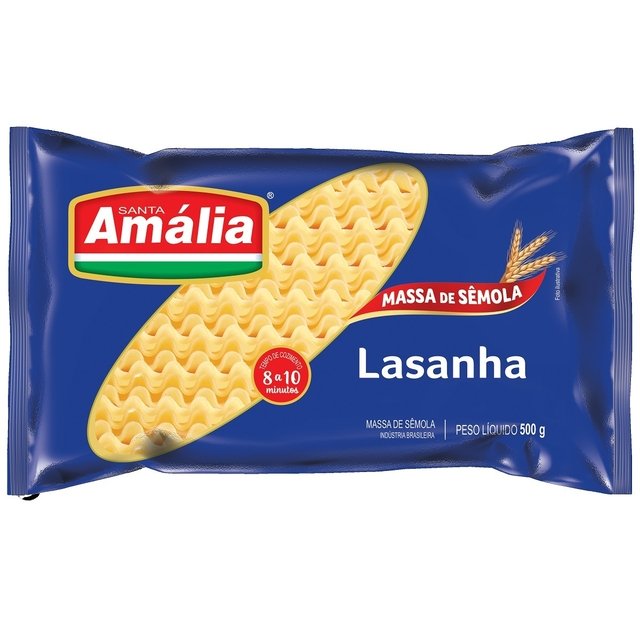 LASANHA SEMOLA STA AMÁLIA 500GX20