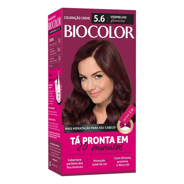 TINT BIOCOLOR 5.6 MK VERMELHO 20MIN (12)