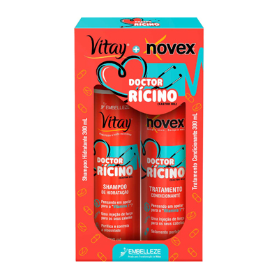 SH+COND NOVEX VITAY 300ML DOCTOR RICINO (12)