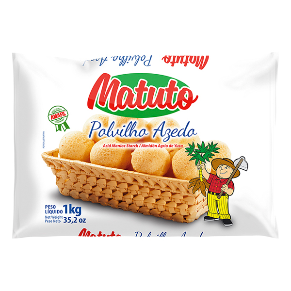 POLVILHO MANDIOCA MATUTO 1KG AZEDO FINO (20)