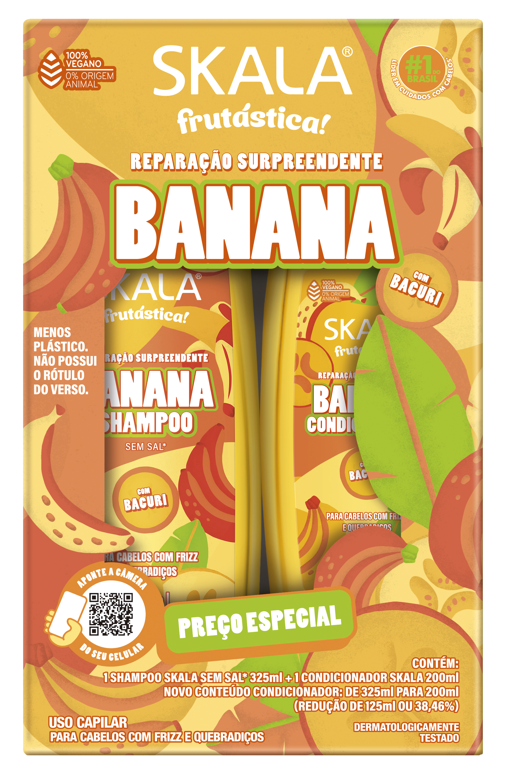 KIT SH+COND 325ML/200 ML SKALA BANANA (6)
