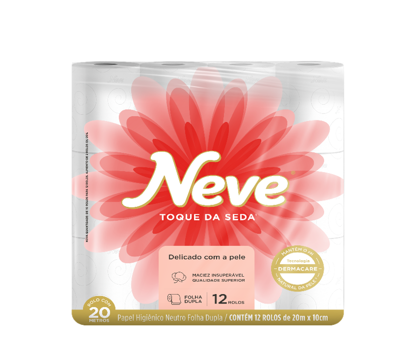 PAPEL HIGIÊNICO NEVE FOLHA DUPLA 20X12 (05)