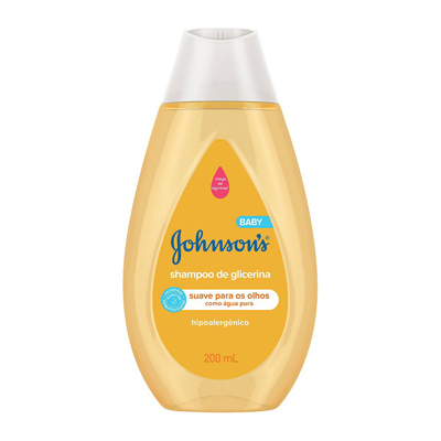 SHAMPOO JOHNSON BABY 200ML REGULAR GLICERINA GOLD (12)
