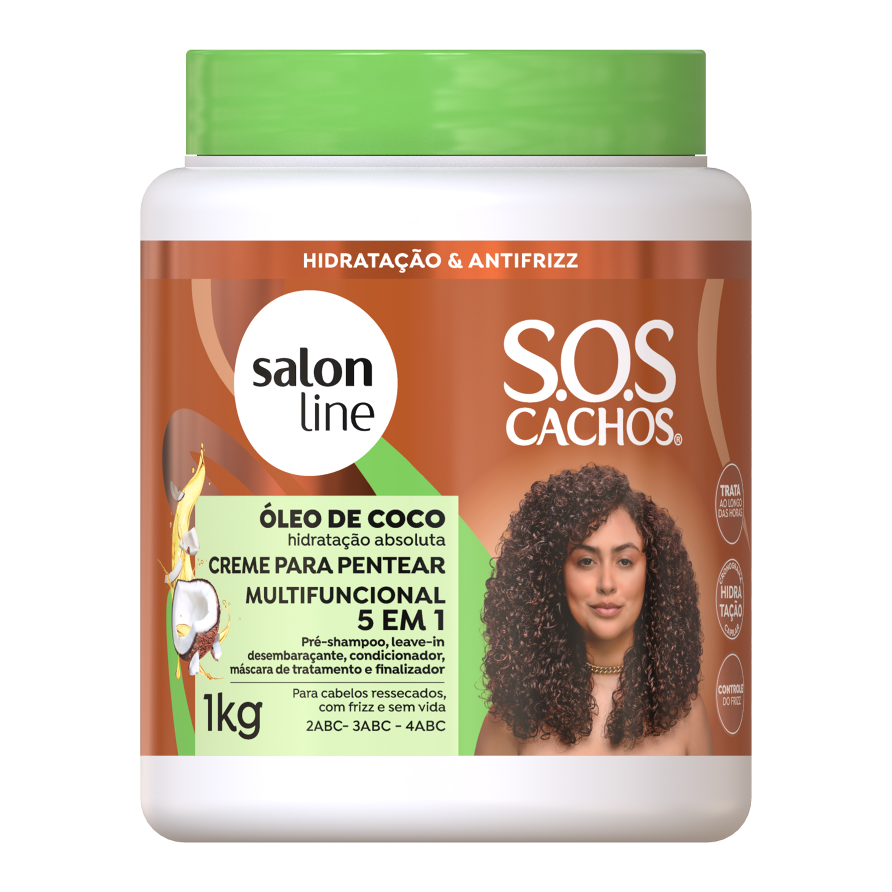 CREME PENTEAR SALON LINE 1KG CACHOS SOS OLEO COCO (6)