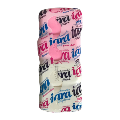 SAB IARA 4X75G BRANCO E ROSA  (28)
