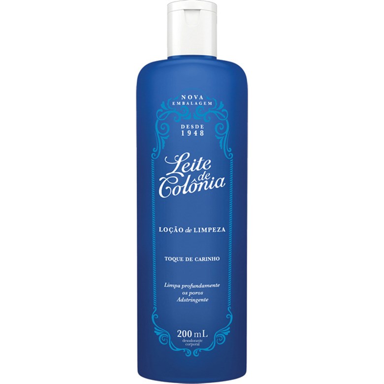 LEITE COLONIA 200ML TOQUE CARINHO AZUL (24)