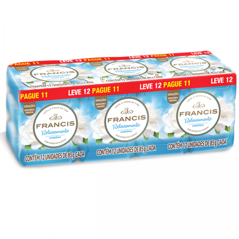SABONETE FRANCIS SUAVE INTENSO 85G L12P11 AZUL (9)