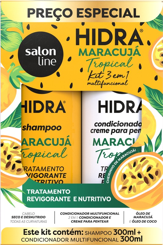 KIT SH 300ML+COND 200ML SALON LINE MARACUJA (6)