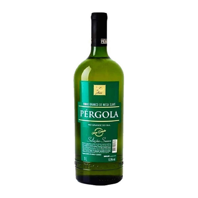 BEBIDAS VINHO PERGOLA BRANCO SUAVE 1LT (12)