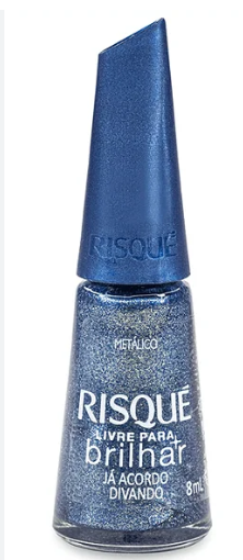 ESM RISQUE CL 8ML GLITTER LIVRE P/BRILHAR DONA DA FESTA (144)