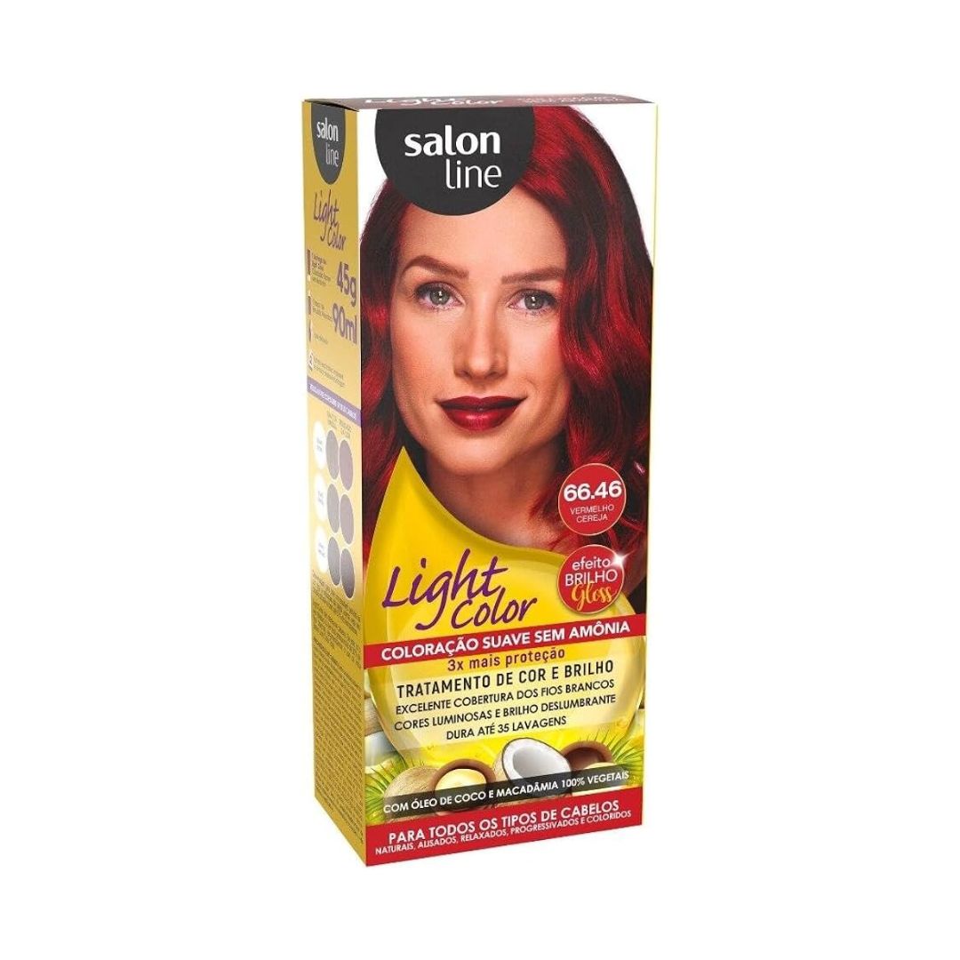 TINT SALON LINE LIGHT COLOR  66.46 VERMELHO CEREJA(6)