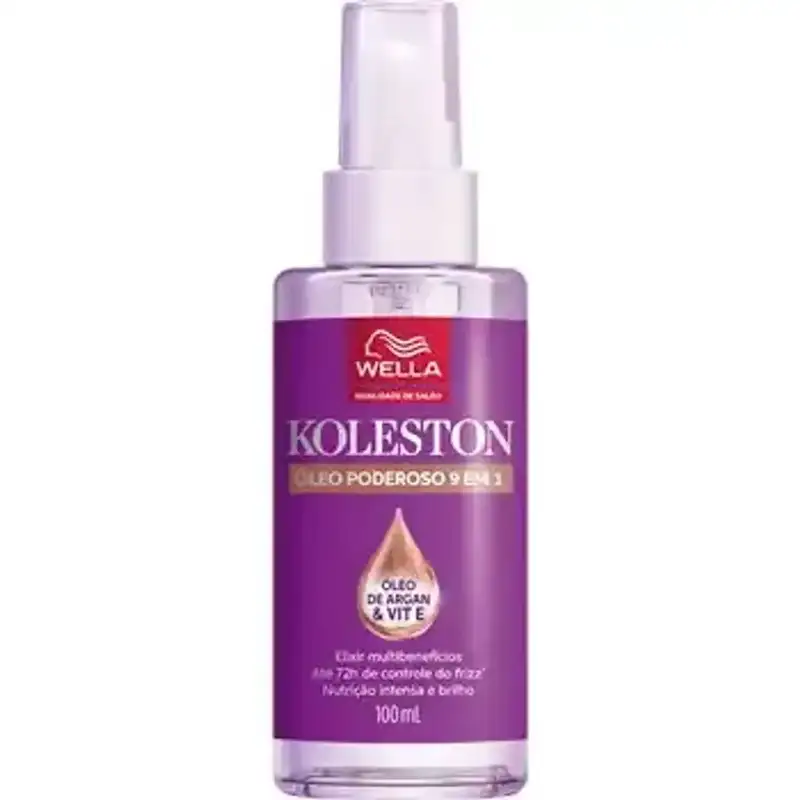 OLEO PODEROSO KOLESTON 9 EM 1 OLEO DE ARGAN 100ML(6)