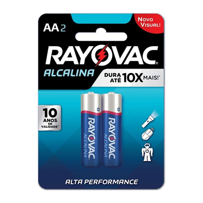 PILHA RAYOVAC ALCALINA AA 2UN (24)