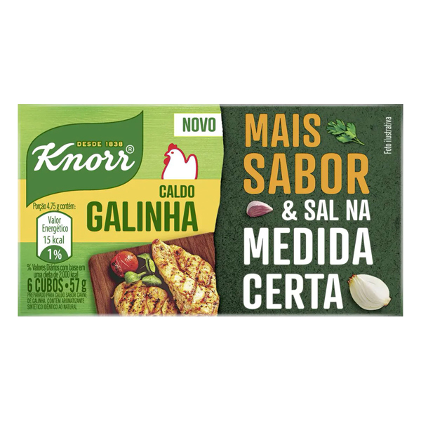 CALDO KNORR 57GR GALINHA (160)