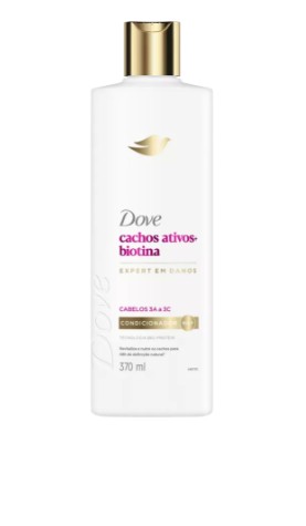 COND DOVE 370ML CACHOS+BIOTINA (12)