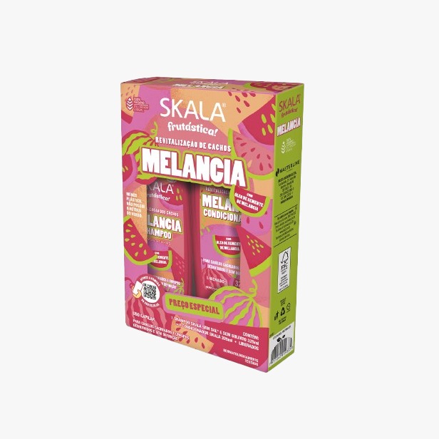 KIT SKALA SH+COND 325ML MELANCIA (6)