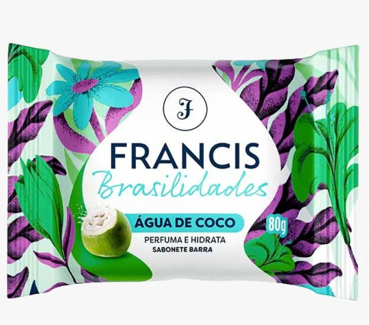 SAB FRANCIS BRASILIDADES 80G BRANCO AGUA COCO (108)