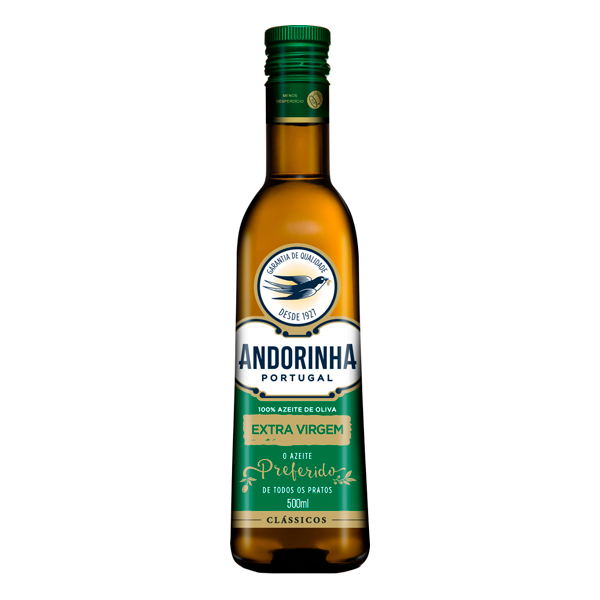 AZEITE EXTRA VIRGEM ANDORINHA VIDRO 500ML (12)