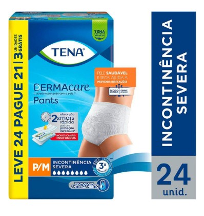 ROUPA INTIMA TENA PANTS DERMACARE P/M LV24 PG21UN (4)