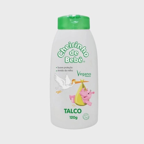 TALCO CHEIRINHO DE BEBE 120G VERDE (12)