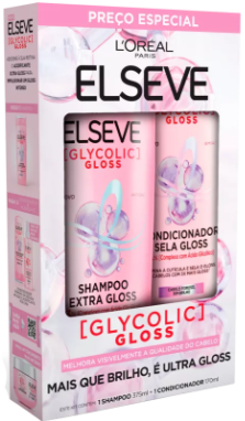 KIT ELSEVE SH 375ML+CO 170ML GLYCOL GLOSS