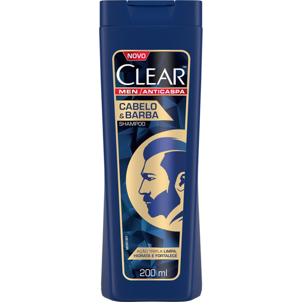 SH CLEAR 200ML MEN CABELO E BARBA (12)