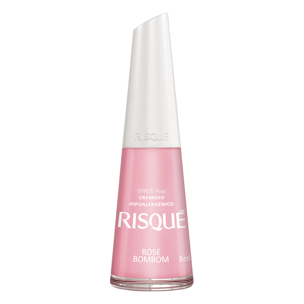 ESMALTE RISQUE BLISTER 8ML CREMOSO ROSE BOMBOM (144)