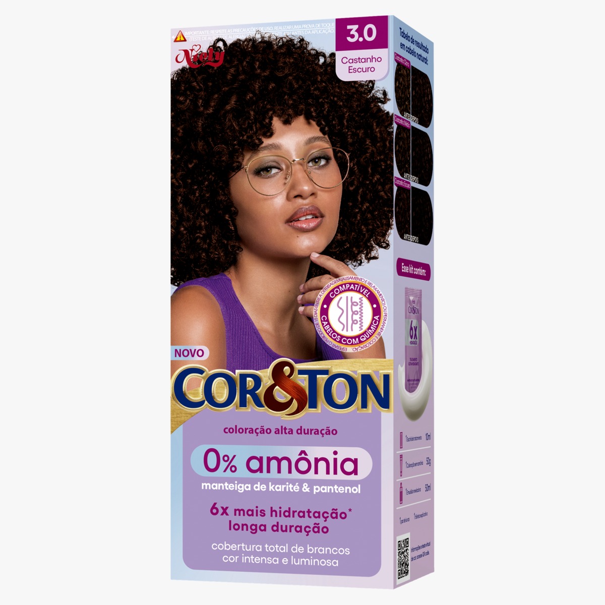 TINT NIELY COR&TON CR S/AMONIA 3.0 CASTANHO ESCURO (6)
